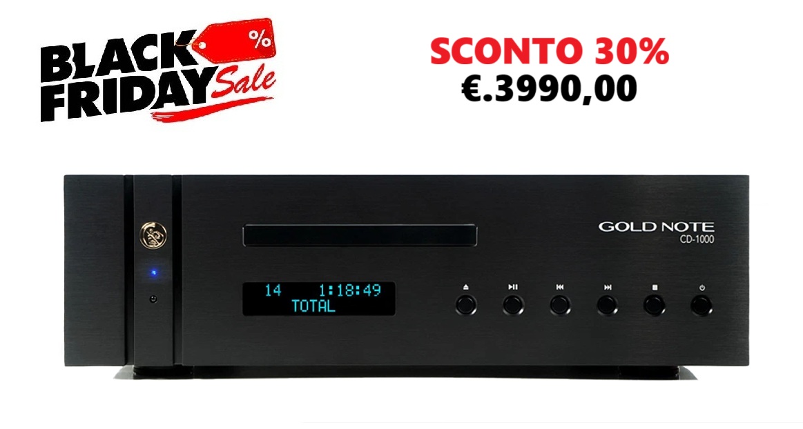 Foto di GOLD NOTE CD 1000 MKII  DELUXE LETTORE CD BLACK