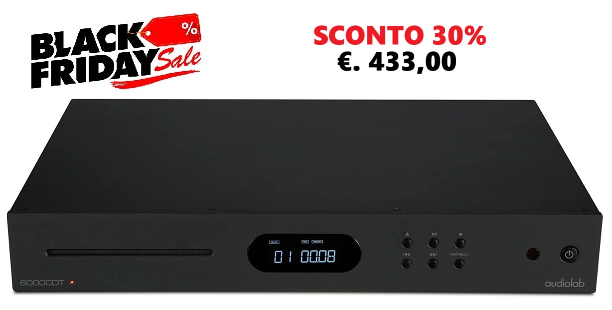Foto di AUDIOLAB 6000CDT LETTORE CD BLACK MECCANICA