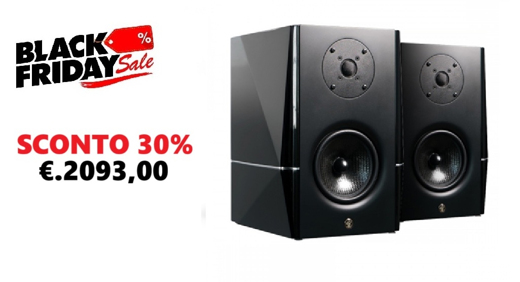 Foto di GOLD NOTE A 3 EVO DIFFUSORI STAND LIBRERIA BLACK