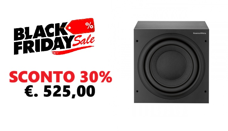 Foto di B&W ASW 608 BLACK SUBWOOFER AMPLIFICATO