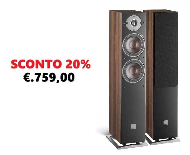 Foto di DALI OBERON 5 DIFFUSORI DA PAVIMENTO DARK WALNUT