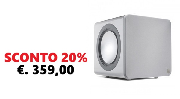 Foto di CAMBRIDGE AUDIO MINX X 201 21cm SUBWOOFER WHITE