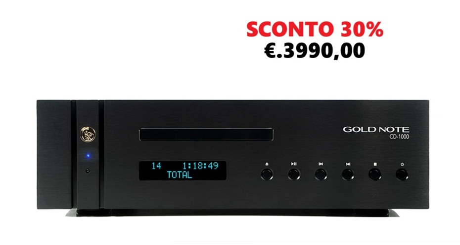 Foto di GOLD NOTE CD 1000 MKII  DELUXE LETTORE CD BLACK