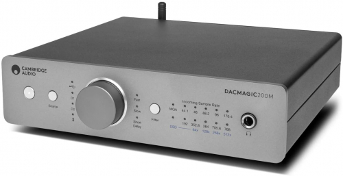 Foto di CAMBRIDGEAUDIO DAC MAGIC 200 BLACK e GRIGIO