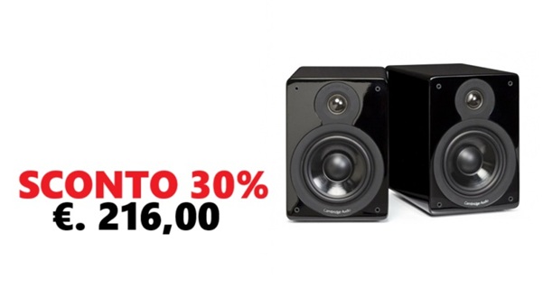 Foto di CAMBRIDGE AUDIO MINX XL COPPIA DIFFUSORI BLACK
